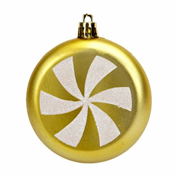 Hwkond Christmas Indoor Decorations Christmas Decoration Pendant With Bright Light Rotating Thread Painted Ball Colored Ball Colored Ball Christmas Tree Electroplated Christmas Ball Decoration