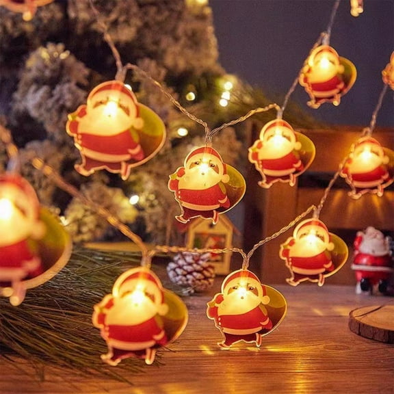 Hwkond Christmas Lights Lighted Christmas Decor Include Clear LED Lights Hanging Lantern Christmas Tree Pendant Novel Props Light For Xmas Party Home Decor on Clearance