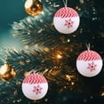 thumbnail image 1 of Hwkond Christmas Tree Balls 3pc Festival Pendant Accessories Elegant Christmas Tree Decorations Pendants Suitable For Indoor And Outdoor Use,White, 1 of 7