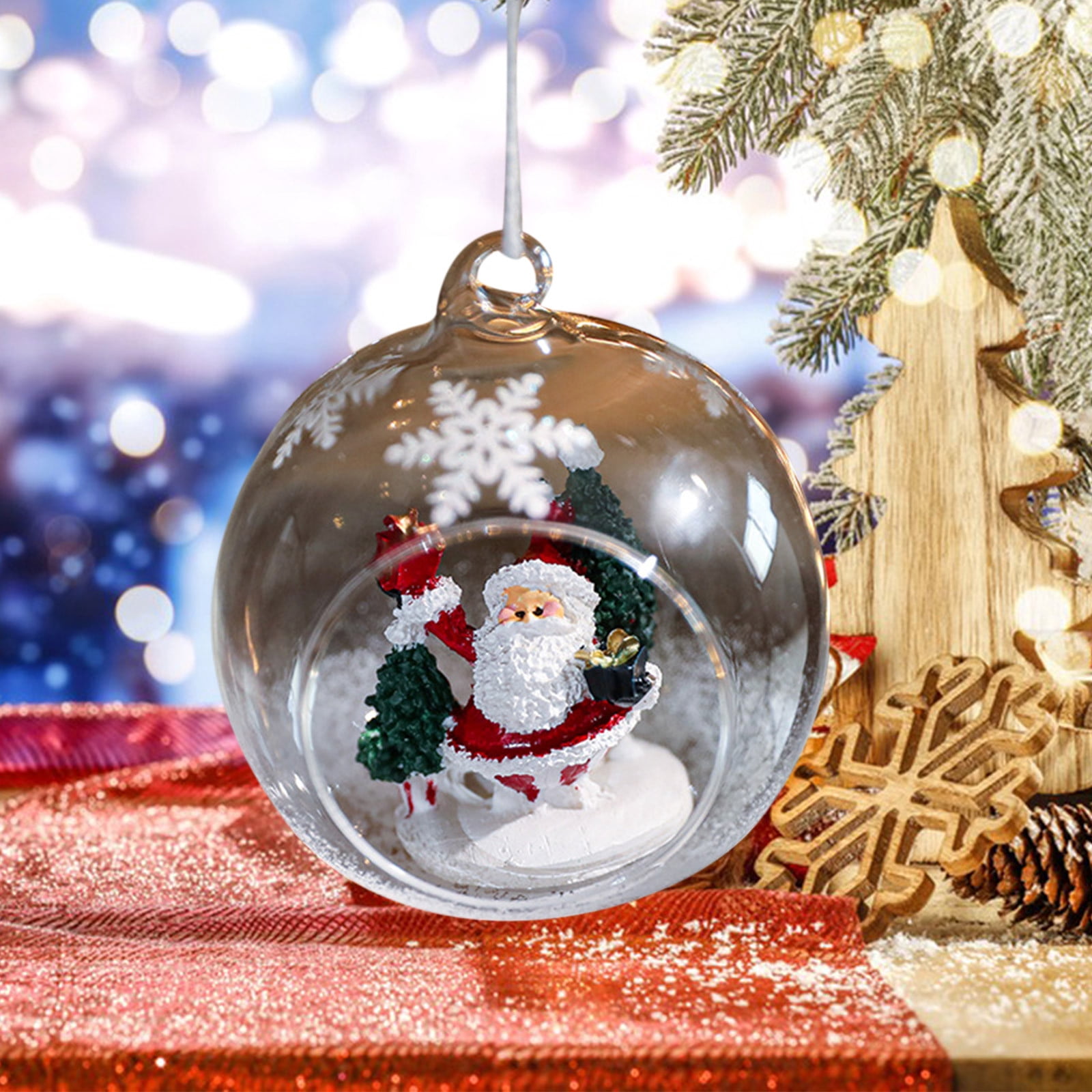 Hwkond Christmas Tree Balls 4.13in Christmas Ball Glass Ball Christmas