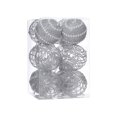 thumbnail image 1 of Hwkond Christmas Tree Decorations Clearance Hot Christmas Balls Indoor Outdoor Venue Decoration Gift Balls Christmas Tree Decoration Christmas Balls(Silver,2.76in), 1 of 5