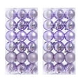 thumbnail image 1 of Hwkond Christmas Tree Decorations Indoor 72PCS Christmas Tree Ball Bauble Hanging Home Party Ornament Decor 4CM, 1 of 7