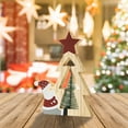 thumbnail image 1 of Hwkond Christmas Tree Prelit Christmas Decorations Log Color Wooden Ornaments Gifts Christmas Gifts, 1 of 1
