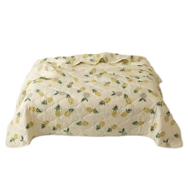 Hwkond Cooling Comforter Skin-friendly Plain Printed Washed Cotton Summer Quilt Ventilation Quilt on Clearance