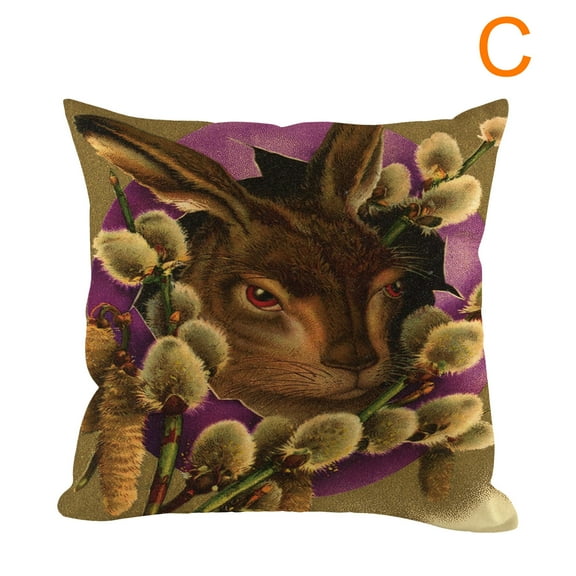 Hwkond Couch Decorative Pillows Covers Easter Day Pillow Cover Sofa Cover Cushion Cover Custom Home Decoration,(Up to 25% Off)MulticolorC
