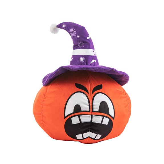 Hwkond Couch Pillows for Living Room Cute Smiling Pumpkin Pillow Evil Pumpkin,White