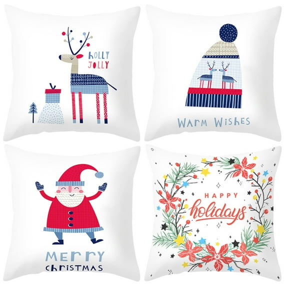 Hwkond Couch Throw Pillows Covers Christmas Sofa Bed Home Decor Pillow Case Cushion Cover,(Up to 25% Off)MulticolorC
