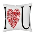 thumbnail image 1 of Hwkond Couch Throw Pillows Valentine's Day Linen Pillowcase Home Sofa Cushion Pillowcase,MulticolorC, 1 of 5