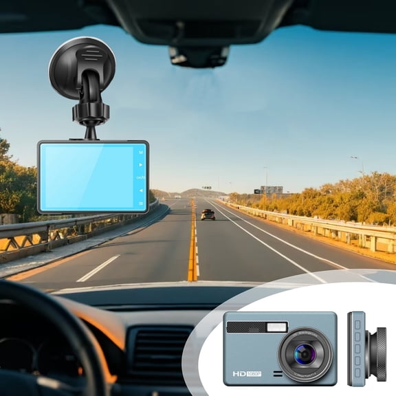 Hwkond Dash Cam 3 Inch 1080p Car Recorder Lens Car Recorder HD Video Auto Parts on Clearance