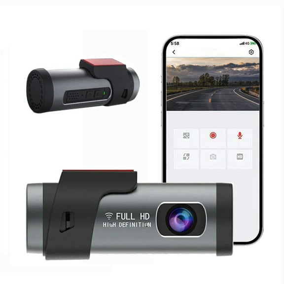 Hwkond Dash Cam Dash Cam WiFi 2K Ultra 1440P Front Car Camera For Cars Mini Dashcams With App HD Night Vision/24H Parking Mode/G-Sensor/ Loop Recording/WDR/170 Wide Angle on Clearance