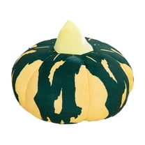 Hwkond Decorative Pillow Halloween Simulation Pumpkin Pillows Colorful Pumpkin Decoration Ornament Activity Gift Boys And Girls Holiday Birthday Gift,Green
