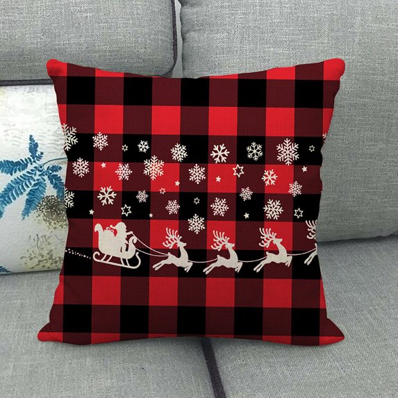 Hwkond Decorative Pillows, Inserts & Covers Home Christmas Decor Cushion Cover Survived Family Pillowcase Throw Pillow Cover on Clearance