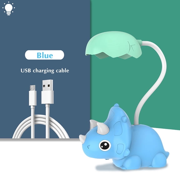 Desk Lamp, Dinosaur New Rechargeable Table Lamp Folding Learning Eye Table Lamp Children's Small Table Lamp Student Bedside Clearance Sale