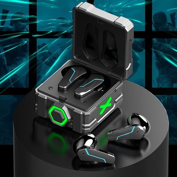 Hwkond Earbuds Wireless Bluetooth Box Styling In-ear Bluetooth Wireless Headset Esports Gaming HD Sound Quality Bluetooth 5.3 Headset IPX4 Grade Headset Up to 25% Off