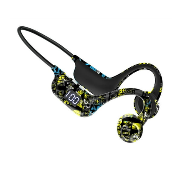 Hwkond Earbuds Wireless Bluetooth Conducting Bluetooth Earphones With A Hanging Neck Style, Lightweight And Compact, Not In The Ear Bluetooth 5.3 Voice Call Earphones Up to 25% Off