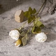 thumbnail image 1 of Hwkond Fake Flower Artificial Flowers Outdoor Simulation Rose Artificial Flower Home Decoration Wedding Rose Artificial Flower Home Decoration Wedding,White, 1 of 1