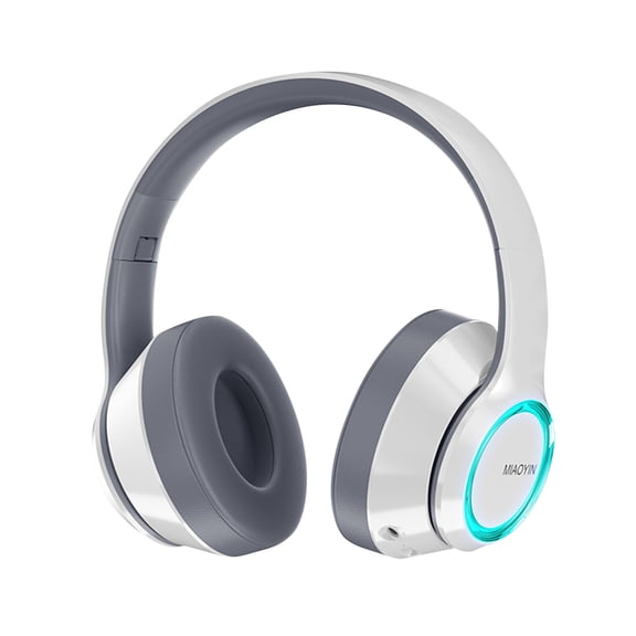 Hwkond Gaming Headphones 5.2 Bluetooth Headset Sports Game Heavy Bass Headset Super Led Cool Light Effect, And Sweat, Folding And Storing Gifts Up to 25% Off