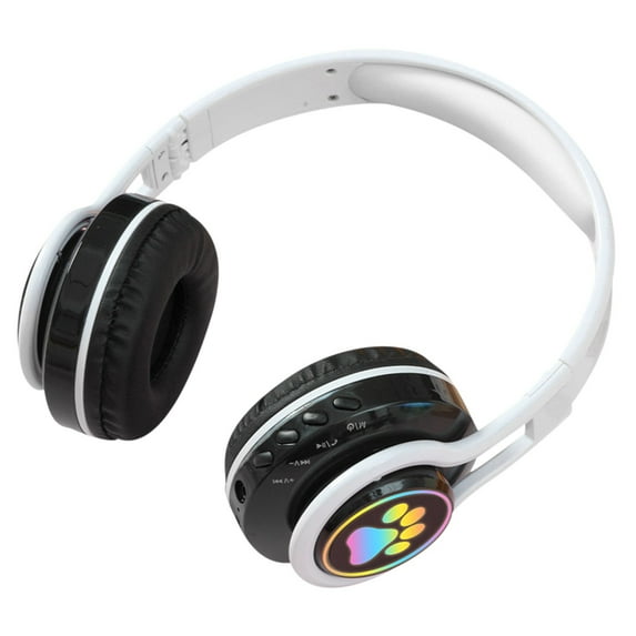 Hwkond Gaming Headset Over-Ear Headphones Kids Bluetooth Headphone Foldable Comfortable And Adjustable Wireless Over-Ear Headset For Girls Kids And Adults Up to 25% Off