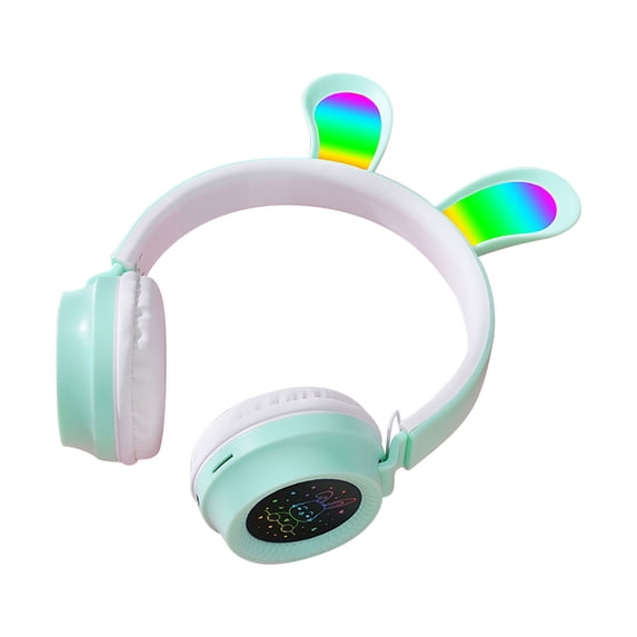 Hwkond Gaming Headset Rabbit Ear Headworn Wireless Bluetooth Earphone Noise Reduction Compact Earphone Up to 25% Off