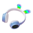 thumbnail image 1 of Hwkond Gaming Headset Rabbit Ear Headworn Wireless Bluetooth Earphone Noise Reduction Compact Earphone Up to 25% Off, 1 of 1