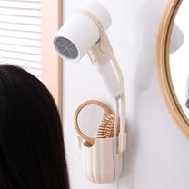 Hwkond Hair Dryer with Diffuser, Home Bathroom Punch-free Cactus Hair Dryer Bracket Functional Wall-mounted Rack Bathroom Storage Rack Clearance Sale