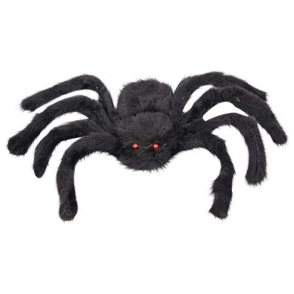Hwkond Halloween Spider Decorations Halloween Props Araneid Outdoor Venues Decorate Spider Webs Plush Spider Toys