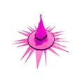 thumbnail image 1 of Hwkond Halloween Wizard Hat 2PC Halloween Witch Hat Party Decoration Props LED Glowing Hat,Hot Pink, 1 of 6