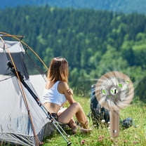 Hwkond Handheld Fan Mini Portable Fan Silent Powerful Handheld Fan Cute Design 3 Speed Small Desk Fan With Base Lightweight USB Rechargeable Fan on Clearance