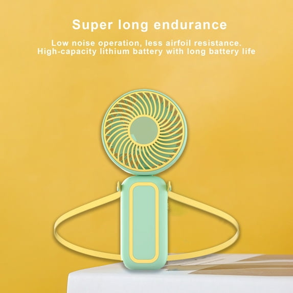 Hwkond Handheld Fan New Handheld USB Mini Fan Students Outdoor Neck Portable Fan on Clearance
