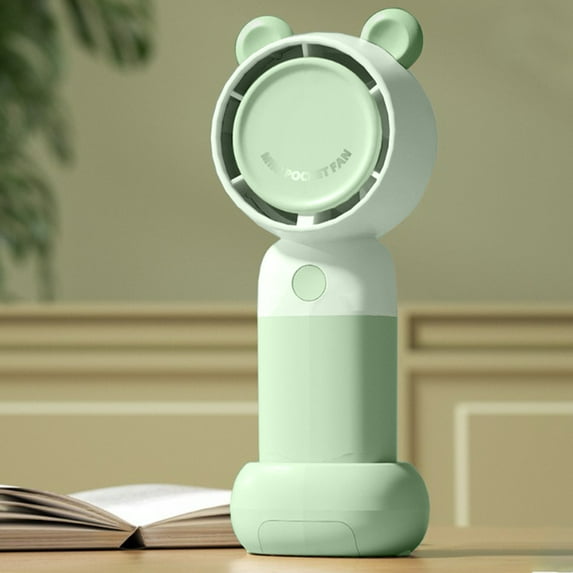 Hwkond Handheld Fan USB Handheld Fan - With Base - Vertical Blower - Mini Rechargeable And Easy To Store Small Fan on Clearance