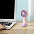 thumbnail image 1 of Hwkond Handheld Fan USB Handheld Fan - With Base - Vertical Blower - Mini Rechargeable And Easy To Store Small Fan on Clearance, 1 of 8