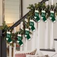 thumbnail image 1 of Hwkond Hanging Christmas Stockings Woolen Letter Christmas Stocking Ornament Christmas Stocking Ornament Letter Candy Stocking Ornament on Clearance, 1 of 6