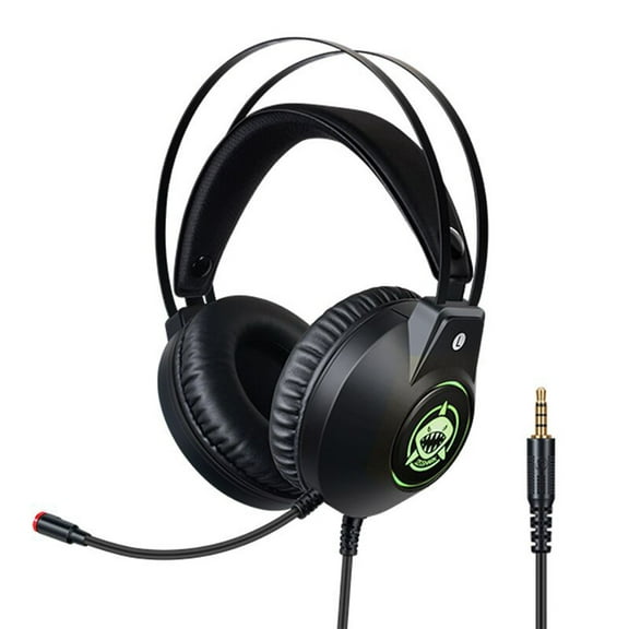 Hwkond Headphones, Gaming Headset 7.1 Noise-canceling RGB Lighting With-wheat Wired Headset-dynamic Coil, 3.5mm Interface