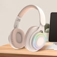 thumbnail image 1 of Hwkond Headphones Wireless Bluetooth Headphones Wireless Bluetooth Headset Subwoofer Bluetooth Mobile Computer Game Music Sports Game IPX4 Waterproofs Headphones on Clearance, 1 of 9