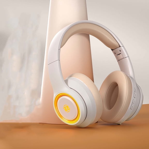Hwkond Headphones Wireless Dazzling Bluetooth Headset Universal Radio Gaming Headset Up to 25% Off