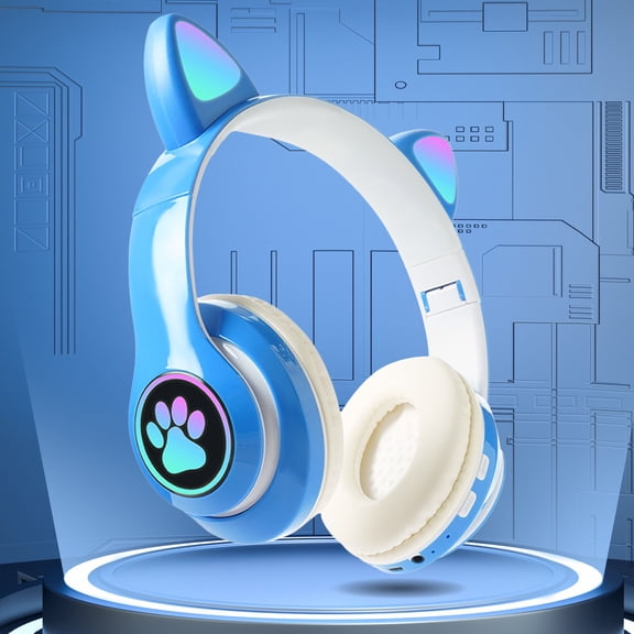 Hwkond Headset with Mic Cute Ears Headset Wireless Bluetooth Headset Up to 25% Off