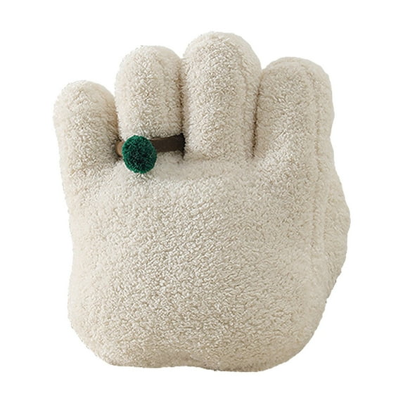 Hwkond Large Throw Pillows Shaped Palm Pillow With Core Fashion Style Sense Of Home Cushion Love Life Soft Sofa Pillow Special Design With Ring Pillow Home Casual Cushion,White