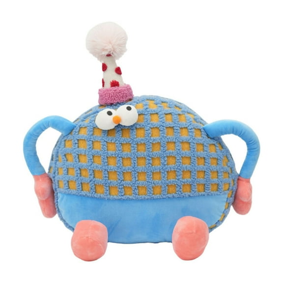 Hwkond Large Throw Pillows Small Monsters Sofa Pillow Cute And Quirky Super Soft Lumbar Cushion Lambswool Office Cosy Cushion Multi-scene Applicable,Blue
