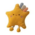 thumbnail image 1 of Hwkond Large Throw Pillows Star Clouds Pillows Soft Plush Toy Doll Bed Sleep Cushion Cute Doll Pillows Material Soft And Comfortable,Yellow, 1 of 5