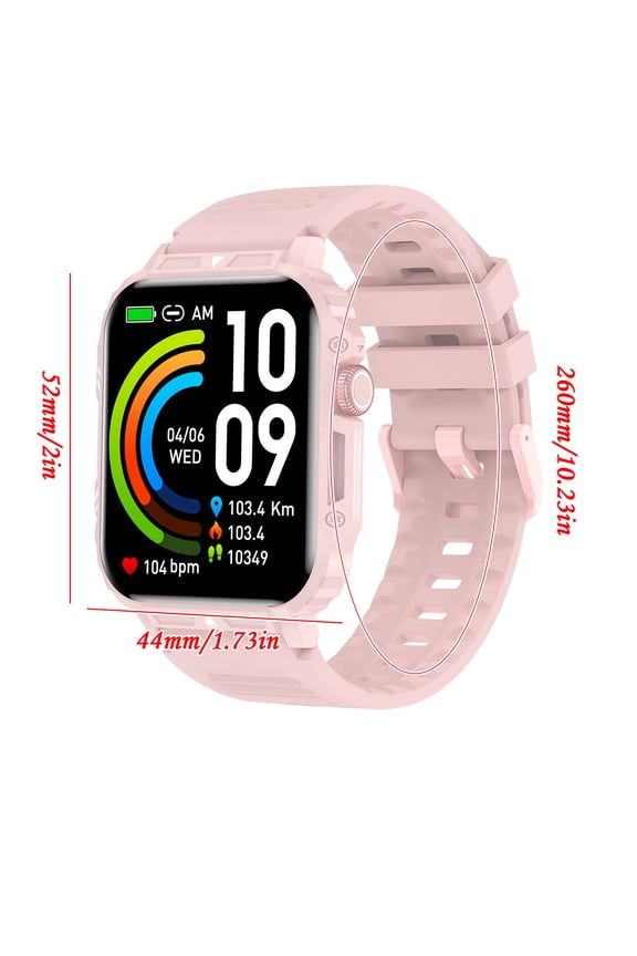 Men Women Smart Watches, Smart Watch Bluetooth Call Offline Payment Smart Watch(Pink)