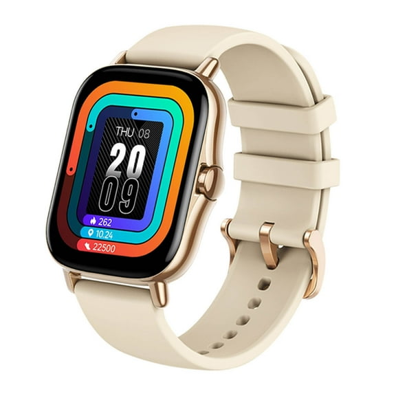 Hwkond Men Women Smart Watches, Smartwatch Bluetooth Talk Motion Meter Step Bluetooth Call Listen To Music Smartwatch(Gold)