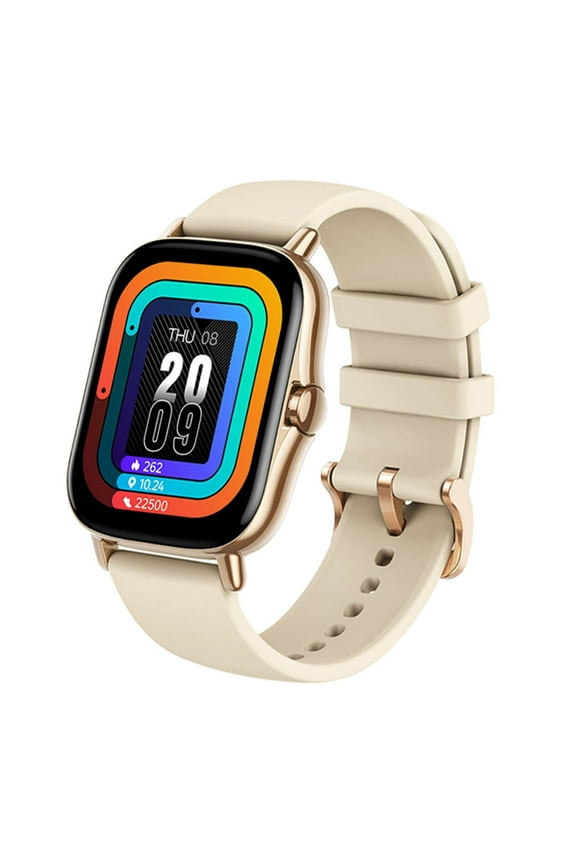 Men Women Smart Watches, Smartwatch Bluetooth Talk Motion Meter Step Bluetooth Call Listen To Music Smartwatch(Gold)