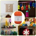 thumbnail image 1 of Hwkond Multicolor Yarn Up to 50% off 4 Strands Of Combed Milk Cotton Thread Diy Doll Cotton Crochet Thread Wool Ball,(Orange Red), 1 of 5