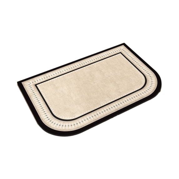 Hwkond Non-slip Bathroom Rugs, Thickened Absorbent Bathroom Mat Bottom Non-slip Bath Mat Soilability Quick-drying Door Mat,16x23.62in
