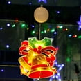 thumbnail image 1 of Hwkond Outdoor Christmas Decor Christmas Window Hanging Lights,Warm Christmas Window Suction Cup Lamp LED,MulticolorA, 1 of 6
