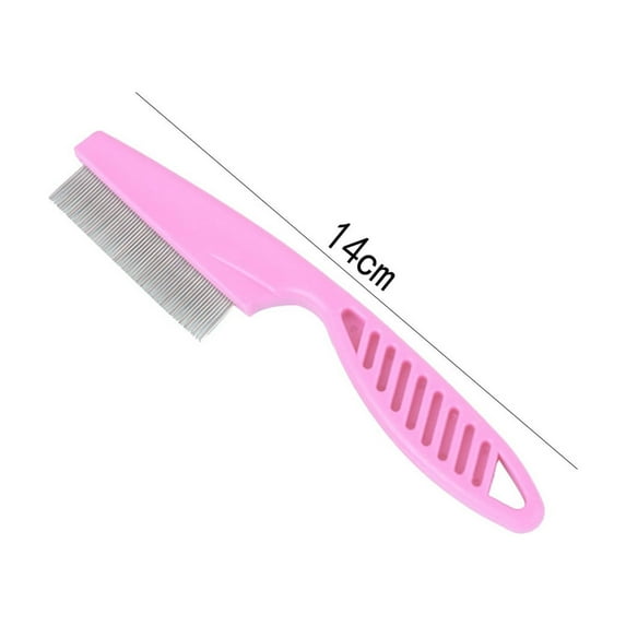 Hwkond Pet Brush for Cats Pet Hair Grooming Comb Flea Shedding Brush Puppy Dog Stainless Comb