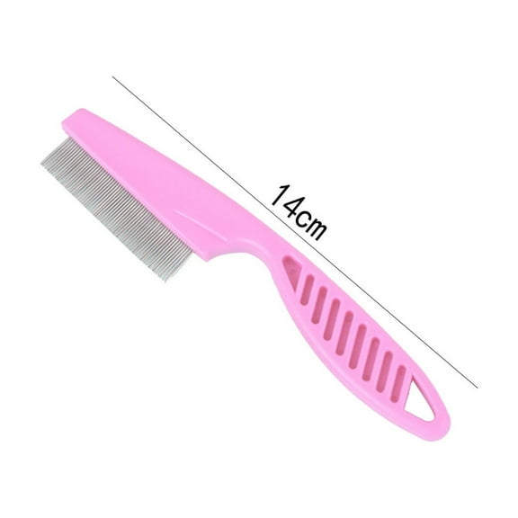 Hwkond Pet Brush for Cats Pet Hair Grooming Comb Flea Shedding Brush Puppy Dog Stainless Comb