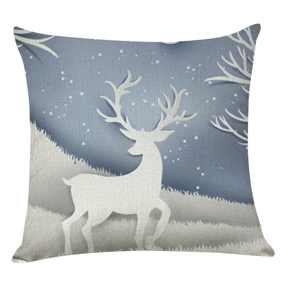 Hwkond Pillow Cases Standard Size Christmas Cotton And Linen Pillowcase,(Up to 25% Off)MulticolorG