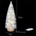 thumbnail image 1 of Hwkond Prelit Christmas Tree Christmas Decorations Christmas Tabletop Display White Mini Christmas Tree With LED Lights, 1 of 2