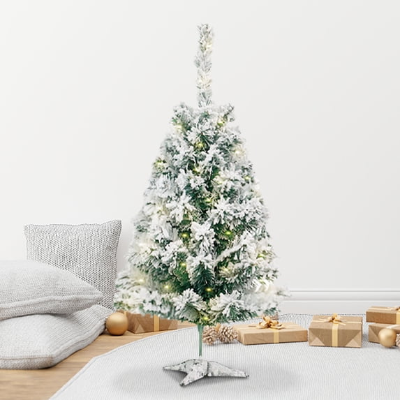 Hwkond Prelit Christmas Tree LED Christmas Tree Premium Hinged Spruce Artificial Holiday Christmas Tree Ideal For Home Office And Xmas Party Decoration
